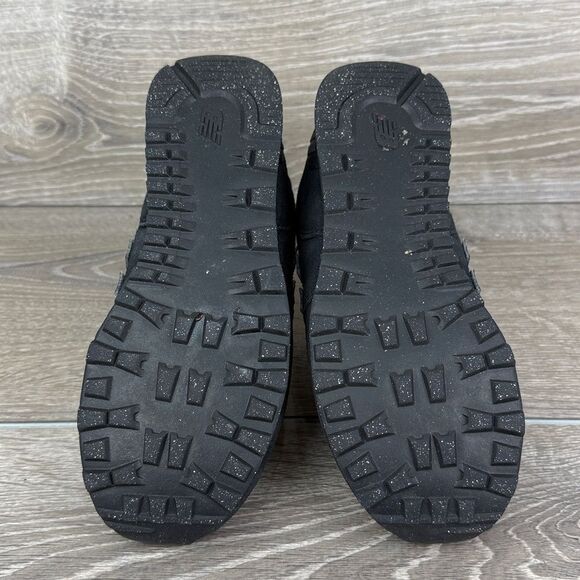 New Balance Classic 574 Little Boy Sz 3M Triple Black Low Top Lace Up Sneakers - Picture 7 of 11